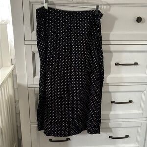 Aeropostale Black Polka Dot Skirt